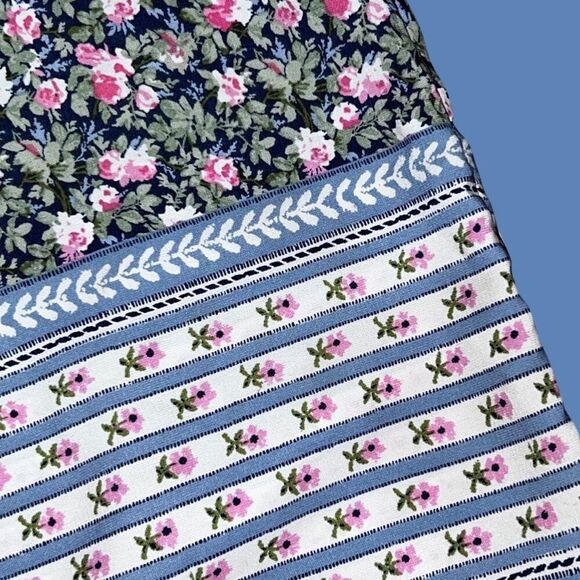 Girls Monteau Summer Multi Color Floral Sleeveless Tunic Top Size 8 - Picture 3 of 4